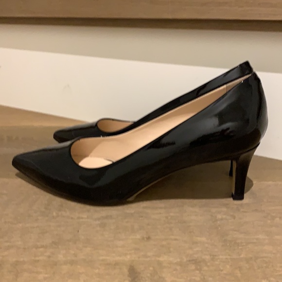 Purchased in Milan , new , gorgeous classic black patent pump .2” heel - Picture 5 of 6